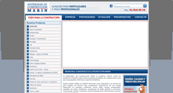 Desktop Screenshot of materialesdeconstruccionmarin.com