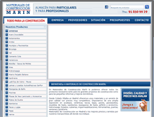 Tablet Screenshot of materialesdeconstruccionmarin.com